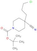 4-(3-CHLORO-PROPYL)-4-CYANO-PIPERIDINE-1-CARBOXYLIC ACID TERT-BUTYL ESTER