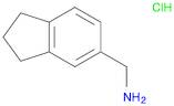 2,3-dihydro-1H-inden-5-ylmethanamine hydrochloride