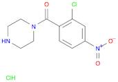 (2-CHLORO-4-NITROPHENYL)(PIPERAZIN-1-YL)METHANONE HCL