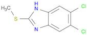 5,6-Dichloro-2-(methylthio)-1H-benzo[d]imidazole