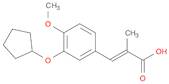 (E)-3-(3-(cyclopentyloxy)-4-methoxyphenyl)-2-methylacrylic acid