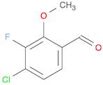 4-chloro-3-fluoro-2-methoxybenzaldehyde