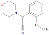 2-(2-methoxyphenyl)-2-morpholin-4-ylacetonitrile
