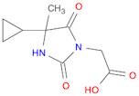 2-(4-Cyclopropyl-4-methyl-2,5-dioxoimidazolidin-1-yl)acetic acid