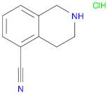 1,2,3,4-Tetrahydroisoquinoline-5-carbonitrile hydrochloride
