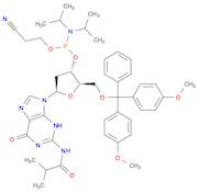 5'-O-(4,4'-Dimethoxytrityl)-N-isobutyryl-2'-deoxyguanosine-3'-(2-cyanoethyl-N,N-diisopropyl)phosph…