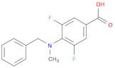 4-(benzyl(methyl)amino)-3,5-difluorobenzoicacid-B28135