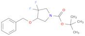 tert-butyl4-(benzyloxy)-3,3-difluoropyrrolidine-1-carboxylate-B28164