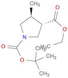 (3S,4S)-1-tert-Butyl 3-ethyl 4-methylpyrrolidine-1,3-dicarboxylate