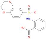 2-(2,3-dihydro-1,4-benzodioxine-6-sulfonamido)benzoic acid