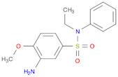 3-amino-N-ethyl-4-methoxy-N-phenylbenzene-1-sulfonamide