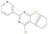 12-chloro-10-(pyridin-3-yl)-7-thia-9,11-diazatricyclo[6.4.0.0,2,6]dodeca-1(12),2(6),8,10-tetraene
