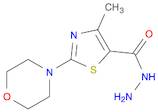 4-methyl-2-(morpholin-4-yl)-1,3-thiazole-5-carbohydrazide