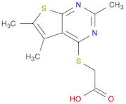 2-((2,5,6-Trimethylthieno[2,3-d]pyrimidin-4-yl)thio)acetic acid