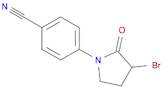 4-(3-bromo-2-oxopyrrolidin-1-yl)benzonitrile