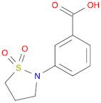 3-(1,1-dioxo-1,2-thiazolidin-2-yl)benzoic acid