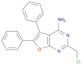 2-(chloromethyl)-5,6-diphenylfuro[2,3-d]pyrimidin-4-amine