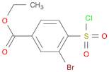 ethyl 3-bromo-4-(chlorosulfonyl)benzoate