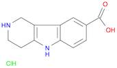 1H,2H,3H,4H,5H-pyrido[4,3-b]indole-8-carboxylic acid hydrochloride