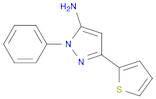 1-phenyl-3-(thiophen-2-yl)-1H-pyrazol-5-amine