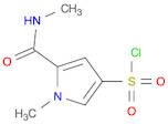 1-Methyl-5-(methylcarbamoyl)-1H-pyrrole-3-sulfonyl chloride