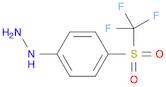 (4-trifluoromethanesulfonylphenyl)hydrazine