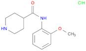 N-(2-methoxyphenyl)piperidine-4-carboxamide hydrochloride