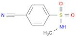 4-cyano-N-methylbenzene-1-sulfonamide