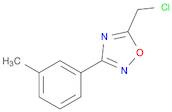 5-(chloromethyl)-3-(3-methylphenyl)-1,2,4-oxadiazole