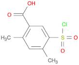 5-(chlorosulfonyl)-2,4-dimethylbenzoic acid