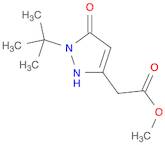 methyl 2-(1-tert-butyl-5-oxo-2,5-dihydro-1H-pyrazol-3-yl)acetate