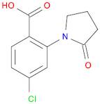 4-chloro-2-(2-oxopyrrolidin-1-yl)benzoic acid