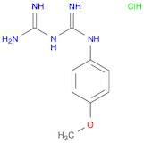 1-carbamimidamido-N-(4-methoxyphenyl)methanimidamide hydrochloride