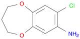 8-chloro-3,4-dihydro-2H-1,5-benzodioxepin-7-amine
