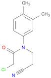 2-chloro-N-(2-cyanoethyl)-N-(3,4-dimethylphenyl)acetamide