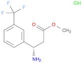 methyl (3S)-3-amino-3-[3-(trifluoromethyl)phenyl]propanoate hydrochloride