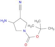 tert-butyl 3-amino-4-cyanopyrrolidine-1-carboxylate