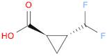 rac-(1R,2R)-2-(difluoromethyl)cyclopropane-1-carboxylic acid, trans