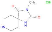 1,3,8-Triazaspiro[4.5]decane-2,4-dione, 3-methyl-, monohydrochloride