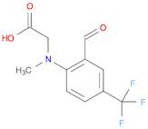 2-{[2-formyl-4-(trifluoromethyl)phenyl](methyl)amino}acetic acid