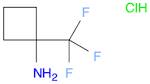 1-(trifluoromethyl)cyclobutan-1-amine hydrochloride