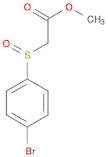 methyl 2-(4-bromobenzenesulfinyl)acetate
