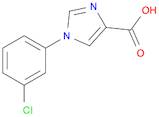1-(3-chlorophenyl)-1H-imidazole-4-carboxylic acid