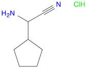 2-amino-2-cyclopentylacetonitrile hydrochloride