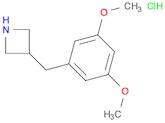3-[(3,5-dimethoxyphenyl)methyl]azetidine hydrochloride