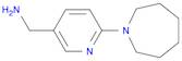 [6-(azepan-1-yl)pyridin-3-yl]methanamine
