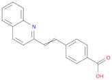 4-[2-(quinolin-2-yl)ethenyl]benzoic acid