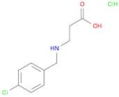 3-{[(4-chlorophenyl)methyl]amino}propanoic acid hydrochloride