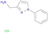 (1-phenyl-1H-pyrazol-3-yl)methanamine hydrochloride