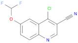4-Chloro-6-(difluoromethoxy)quinoline-3-carbonitrile